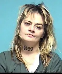 Mugshot of Michelle Leigh Anne Martin booked in Lorain County, Ohio on August 27, 2026