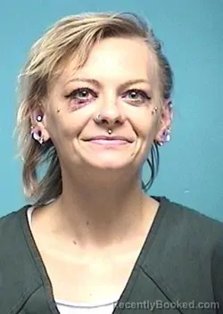 Mugshot of Alaina Keri Zielinski booked in Lorain County, Ohio on September 22, 2026