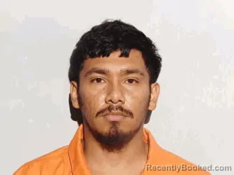 Mugshot of Yefri Alcides Alvarenga-Soto booked in Lucas County, Ohio on August 21, 2026