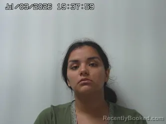 Mugshot of YESINIA CANO booked in Madison County, Ohio on July 3, 2026