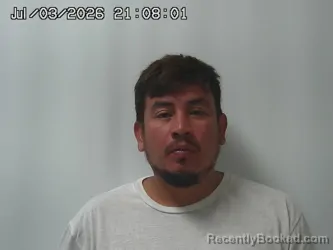 Mugshot of CARLOS TORRES ARELLANO booked in Madison County, Ohio on July 3, 2026