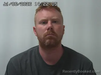 Mugshot of TYLER SHOOK booked in Madison County, Ohio on July 6, 2026