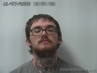 Mugshot of MATTHEW MACKAN booked in Madison County, Ohio on July 7, 2026