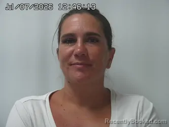Mugshot of JENNY WARD booked in Madison County, Ohio on July 7, 2026