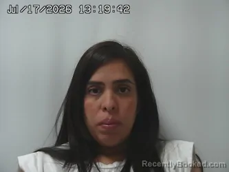 Mugshot of MARIA VASQUEZ PERDOMO booked in Madison County, Ohio on July 17, 2026