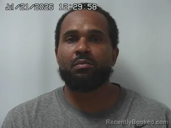 Mugshot of ALDO CARTER booked in Madison County, Ohio on July 21, 2026
