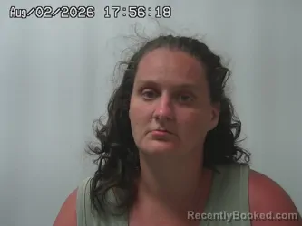 Mugshot of TARA RANDALL booked in Madison County, Ohio on August 2, 2026