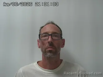 Mugshot of Tony Frary booked in Madison County, Ohio on August 6, 2026
