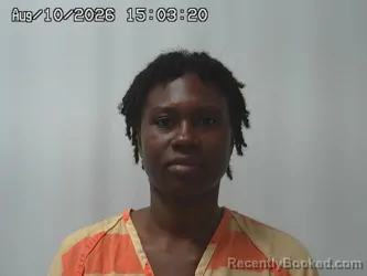 Mugshot of Tearra Rice booked in Madison County, Ohio on August 10, 2026