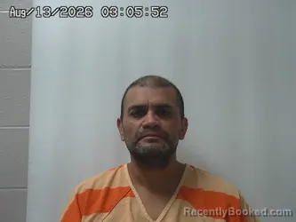 Mugshot of Amando Beltran booked in Madison County, Ohio on August 13, 2026