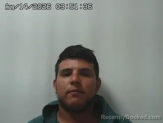 Mugshot of Yony Soriano-Gonzales booked in Madison County, Ohio on August 14, 2026