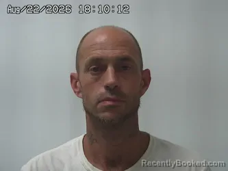 Mugshot of Mark Campbell booked in Madison County, Ohio on August 22, 2026