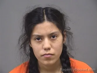 Mugshot of NATALIA DELGADO AGUILAR booked in Mahoning County, Ohio on May 18, 2026