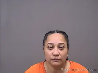 Mugshot of Karina Diaz Lobo booked in Mahoning County, Ohio on August 22, 2026