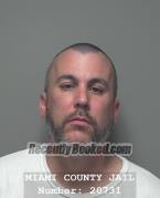 Booking photo from Miami County, Ohio