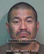 Booking photo from Miami County, Ohio