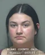 Mugshot of KYLEE DAWN BERTHOLOMEY booked in Miami County, Ohio on March 9, 2026