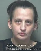 Mugshot of ASHLEY MARIE SKAGGS booked in Miami County, Ohio on March 19, 2026