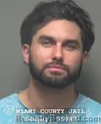 Mugshot of AARON JACOB COVAULT booked in Miami County, Ohio on March 26, 2026