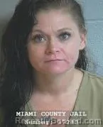 Mugshot of AMBER LEINNA LEGGE booked in Miami County, Ohio on April 1, 2026