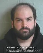 Mugshot of GARRETT A WALL booked in Miami County, Ohio on April 2, 2026