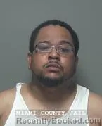 Mugshot of DACORRI ANTWYN NEWSOME booked in Miami County, Ohio on May 18, 2026