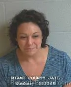 Mugshot of AMIE MARIE MANTIA booked in Miami County, Ohio on July 14, 2026