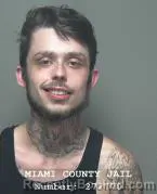 Mugshot of BRADEN ALAN WEAVER booked in Miami County, Ohio on August 3, 2026