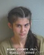 Mugshot of AVERYONA LASHAY CARNES booked in Miami County, Ohio on August 5, 2026