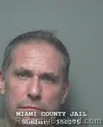 Mugshot of Douglas Jonathan Rynes booked in Miami County, Ohio on August 7, 2026