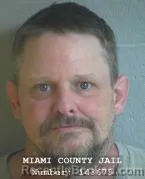 Mugshot of Mark D Moore booked in Miami County, Ohio on August 24, 2026
