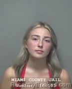Mugshot of Hailey Rene'e Noland booked in Miami County, Ohio on August 27, 2026