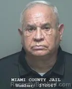 Mugshot of Gerald Earl Sutton booked in Miami County, Ohio on August 28, 2026