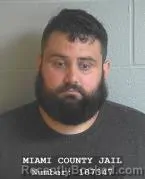 Mugshot of Jacob Michael Tracy booked in Miami County, Ohio on September 4, 2026