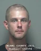 Mugshot of Nathaniel David Maxwell booked in Miami County, Ohio on September 4, 2026