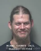 Mugshot of Kyle A Adkins booked in Miami County, Ohio on September 9, 2026