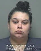 Mugshot of Ashley Lavone Pierce booked in Miami County, Ohio on September 10, 2026