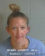 Mugshot of Jessica Lynn Carter booked in Miami County, Ohio on October 21, 2026