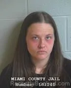 Mugshot of Brittany Nichole Kisor booked in Miami County, Ohio on October 23, 2026