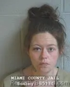 Mugshot of Ashley Raine Moss booked in Miami County, Ohio on October 24, 2026
