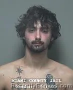Mugshot of Colten James Basye booked in Miami County, Ohio on October 25, 2026