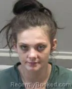 Mugshot of JUSTINA KAY NICOLE SIMPSON booked in Montgomery County, Ohio on July 9, 2026