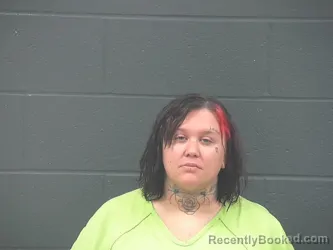 Mugshot of Ashley Riley booked in Morrow County, Ohio on September 25, 2026