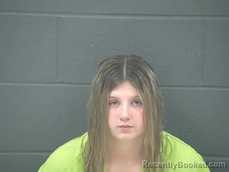 Mugshot of Ashlee Compton booked in Morrow County, Ohio on August 12, 2026