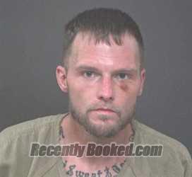 Booking photo from Muskingum County, Ohio