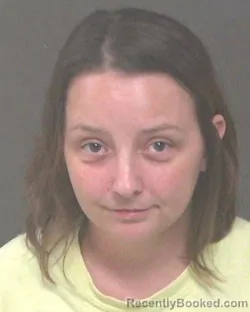 Mugshot of Megan Marie Patterson booked in Muskingum County, Ohio on August 20, 2026