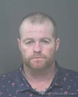 Mugshot of Travis Lee Woerner booked in Muskingum County, Ohio on August 24, 2026