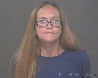 Mugshot of Frances Kay Gardner booked in Muskingum County, Ohio on August 25, 2026