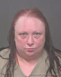 Mugshot of Suzanne Alice Moore booked in Muskingum County, Ohio on August 28, 2026