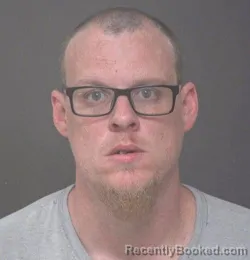 Mugshot of Randall Cameron Gauthier booked in Muskingum County, Ohio on October 23, 2026